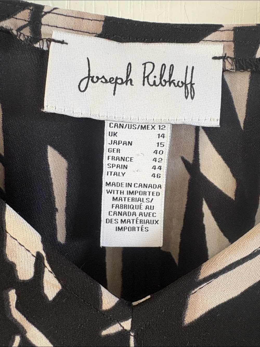 Joseph Ribkoff - Tropical Print Blouse - Picture 6 of 12